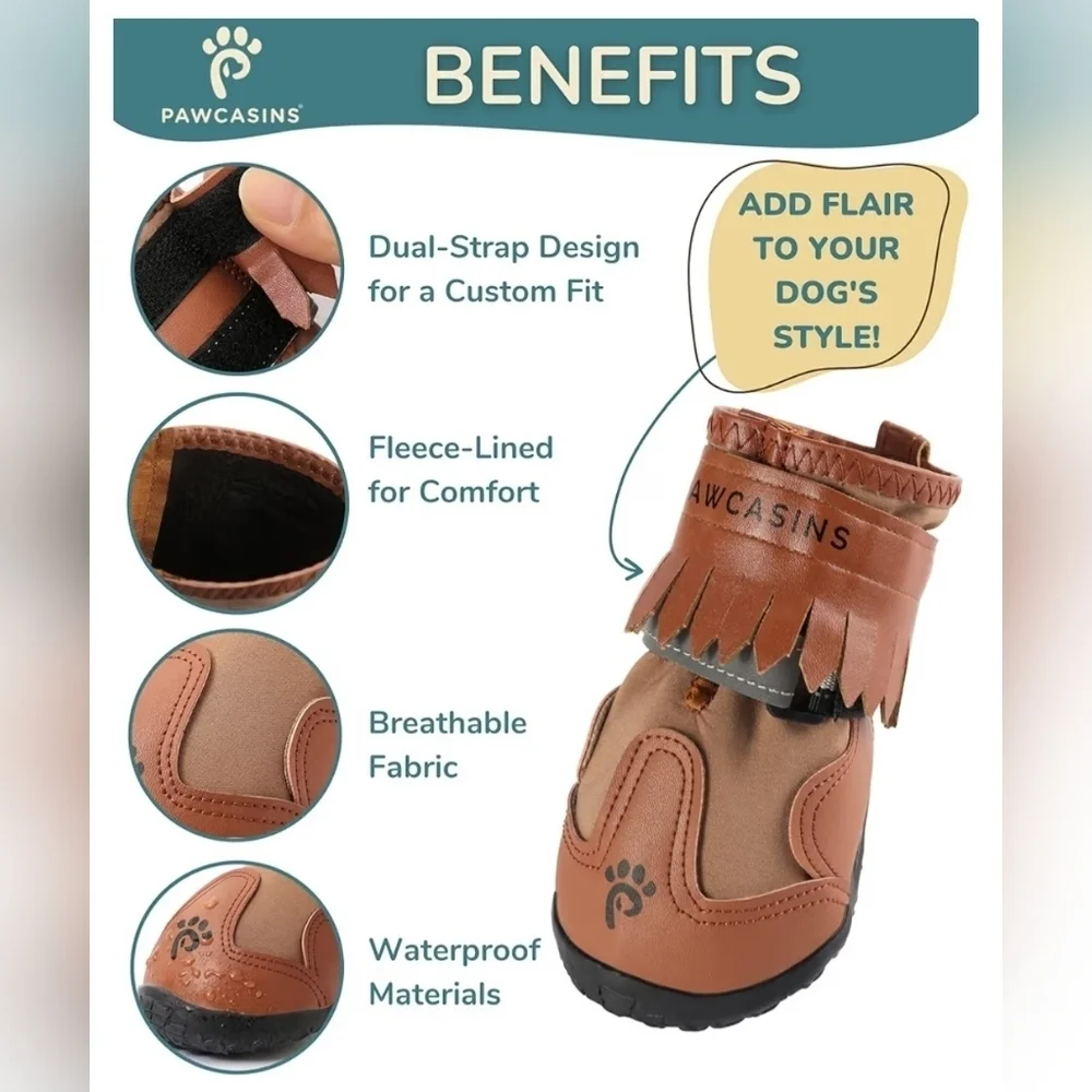 Pawcasins Dog Booties #600